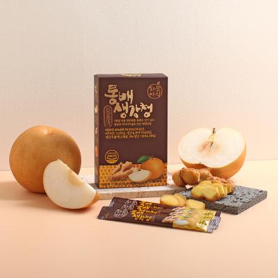 [하늘아삭] 천안배를 통쨰로 갈아 생강과 아카시아꿀로 만든 통배생강청